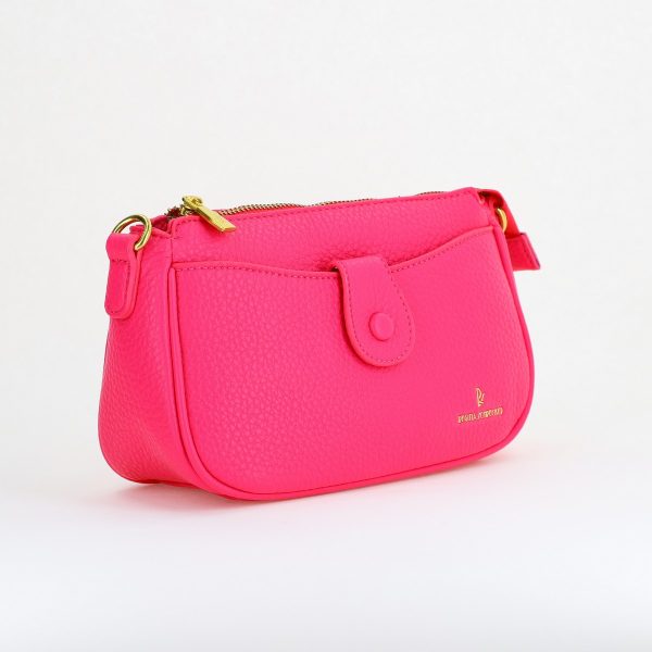 Poșetă Dama Casual de Umar din Piele Ecologică Fuchsia Regina Schrecker BS3764RS2402003 124