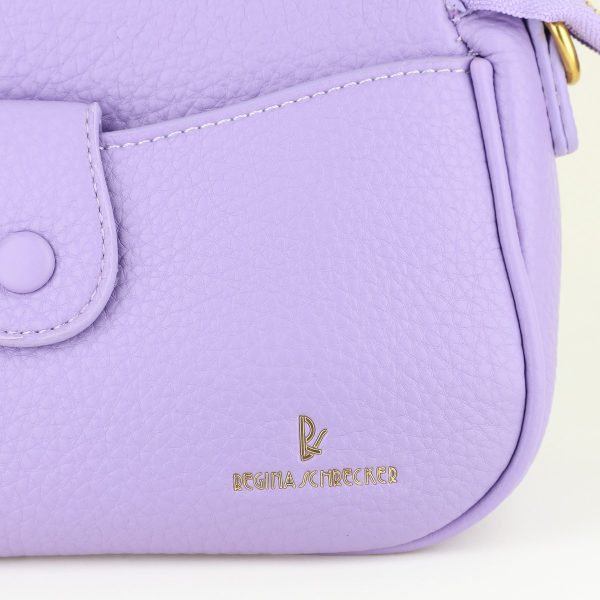 Poșetă Dama Casual de Umar din Piele Ecologică Mov Regina Schrecker BS3764RS2402002 120