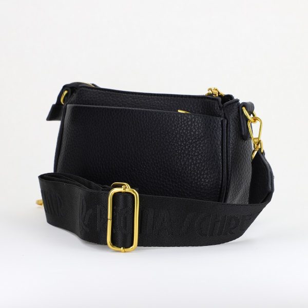 Poșetă Dama Casual de Umar din Piele Ecologică Negru Regina Schrecker BS3764RS2402005 125