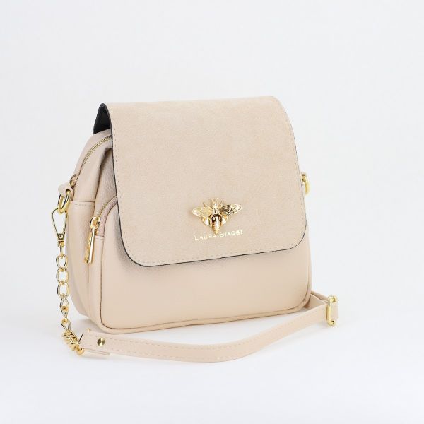 Poșetă damă casual din piele ecologică Bej Laura Biaggi BS247JS2402228 122