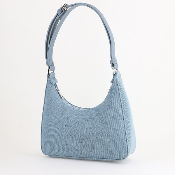 Geantă damă material sintetic denim albastru deschis Bestini (BS91026BV2402262) 120