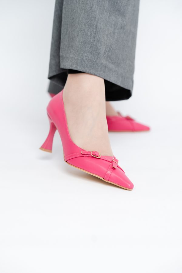 Pantofi Damă Stiletto Fuchsia Mat din Piele Ecologică BS0200AY2411179 119