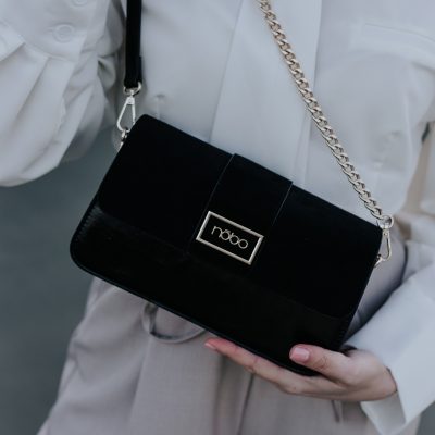 Geantă damă casual de umar piele eco neagră Nobo NBAG-R1730-C020