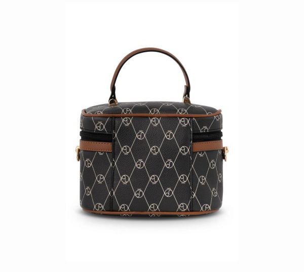 Geantă De Femei Casual Mică cu monogramă pe lanț neagră Nobo NBAG-R0080-C020 120
