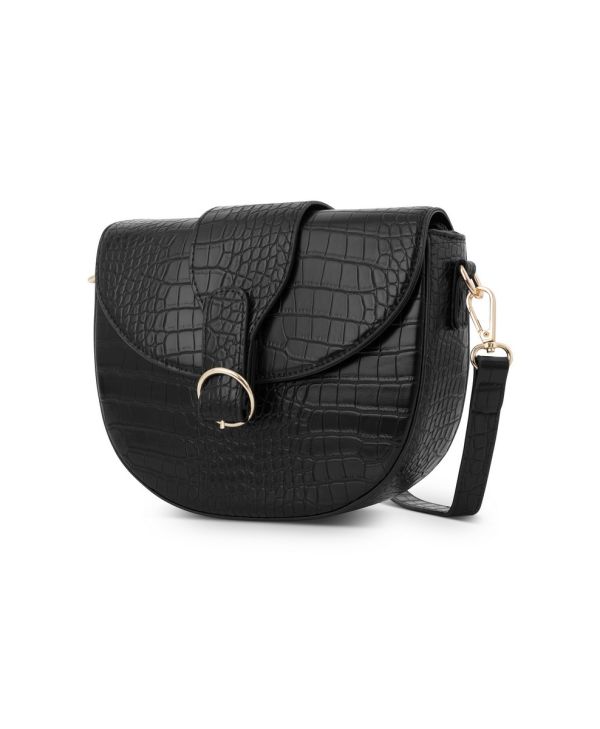 Geanta Casual Dama - Geantă damă casual tip poștaș cu bretea pentru umar Neagră Nobo NBAG-R0780-C020