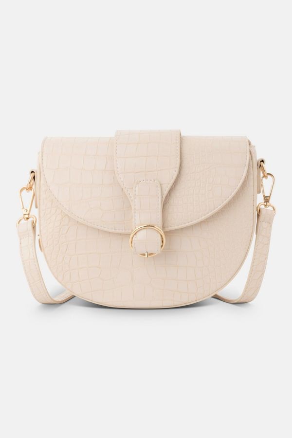 Geantă damă casual tip poștaș cu bretea pentru umar Bej Nobo NBAG-R0780-CM00 127