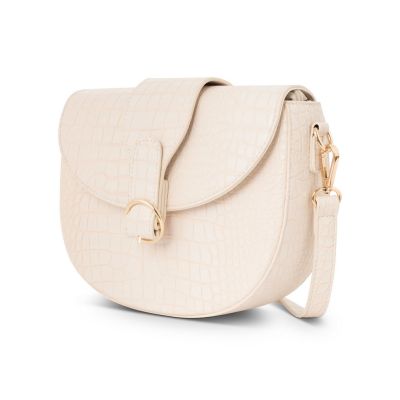 Geantă damă casual tip poștaș cu bretea pentru umar Bej Nobo NBAG-R0780-CM00