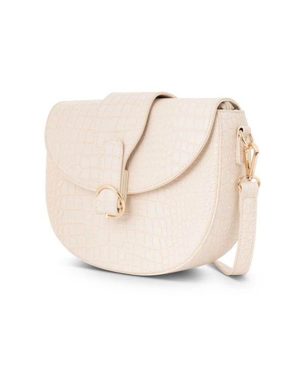 Geanta Casual Dama - Geantă damă casual tip poștaș cu bretea pentru umar Bej Nobo NBAG-R0780-CM00