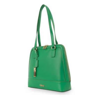 Geantă tip Servietă elegantă de Femei piele eco Nobo de culoare verde NBAG-R0810-C008