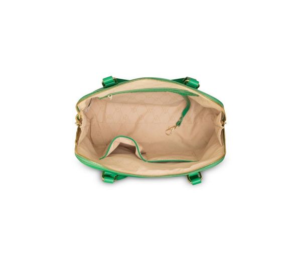 Geantă tip Servietă elegantă de Femei piele eco Nobo de culoare verde NBAG-R0810-C008 122