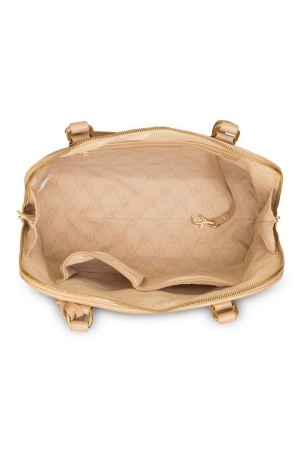Geantă tip Servietă elegantă de Femei piele eco Nobo de culoare bej NBAG-R0810-C015 124