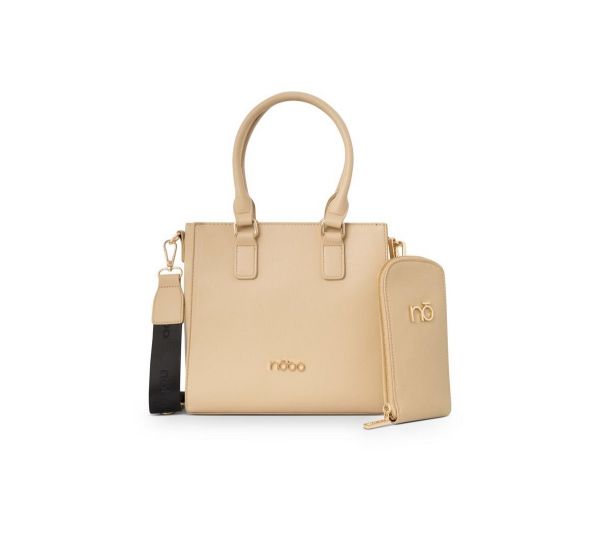 Geanta Damă Mini Shopper cu suport pentru telefon în nuanța de bej Nobo NBAG-R0940-C015 126