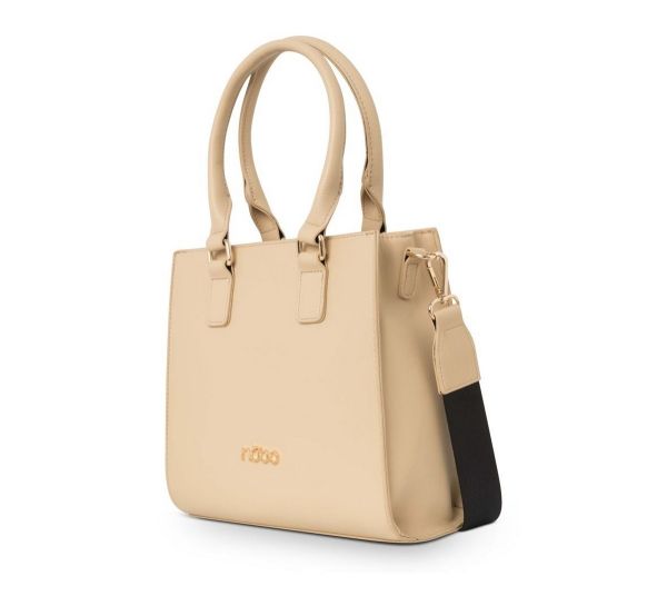 Geanta Casual Dama - Geanta Damă Mini Shopper cu suport pentru telefon în nuanța de bej Nobo NBAG-R0940-C015