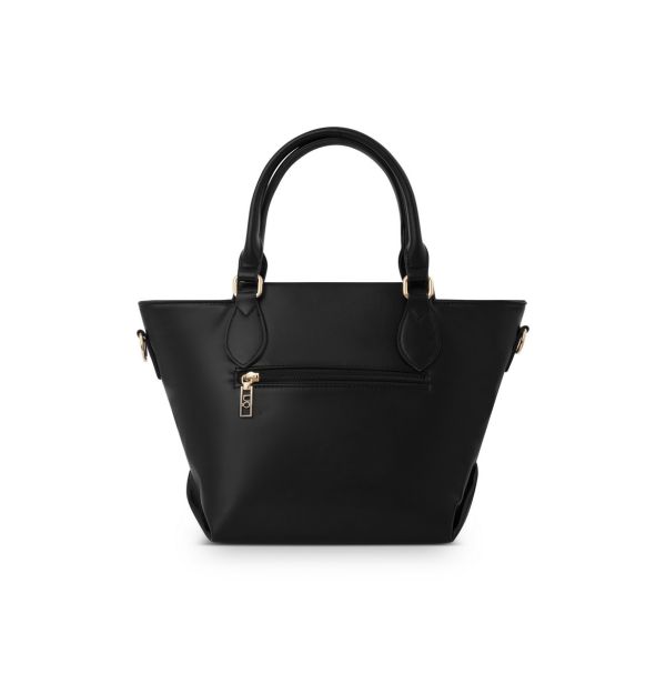 Geantă casual de femei de mână cu imitație de catifea Neagră Nobo NBAG-R1070-C020 123