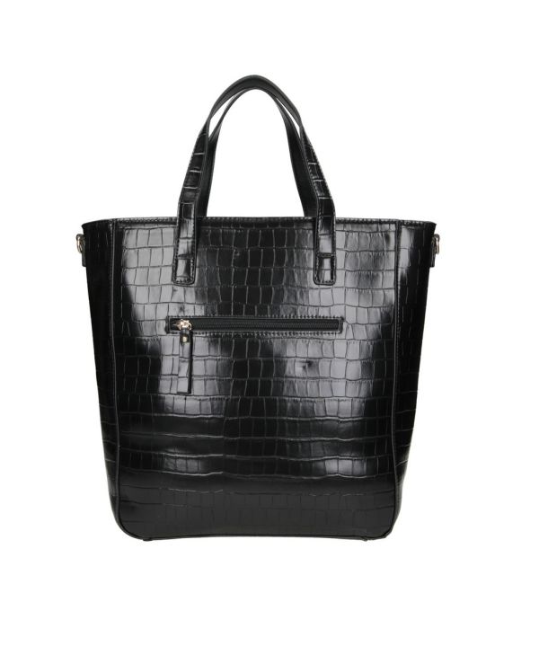 Geanta damă Shopper piele ecologică Neagră Nobo NBAG-R1450-C020 123