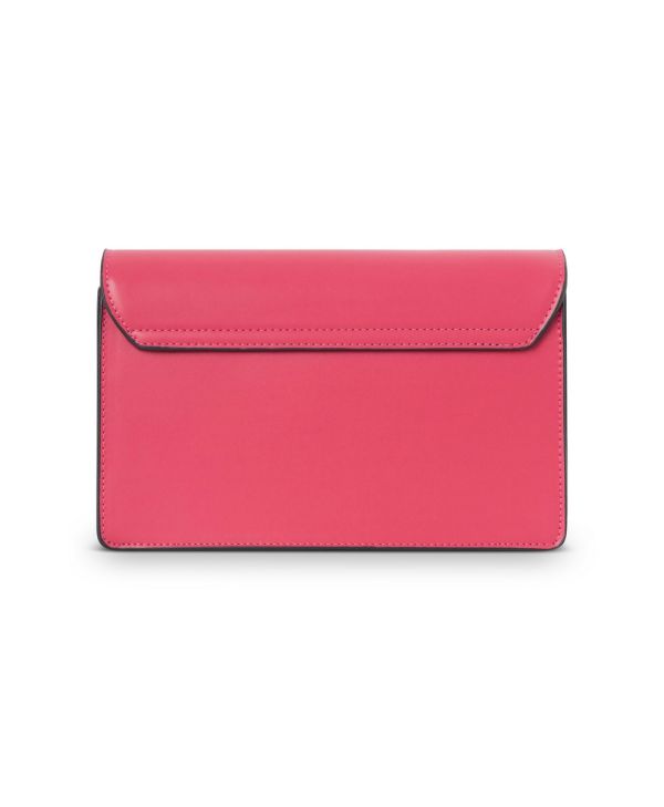 Geantă femei casual de umar cu clapetă piele ecologică Roz Închis Nobo NBAG-R1570-C004 123