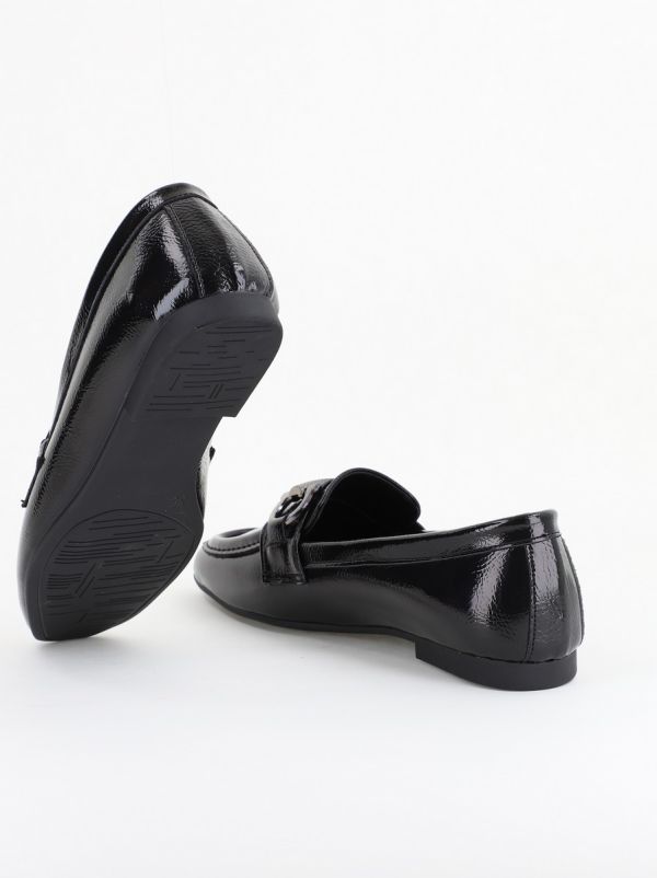 Balerini Dama Eleganti Piele Ecologica Negru Lucios-BS2072BA2402781 125