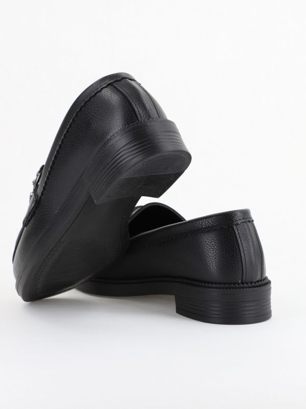 Balerini Dama Eleganti cu Pietricele Piele Ecologica Negru Mat-BS508BA2403857 124
