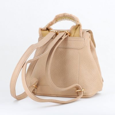 Mini Rucsac Damă din Piele Ecologică Bej - Bestini BS24273BV2402251