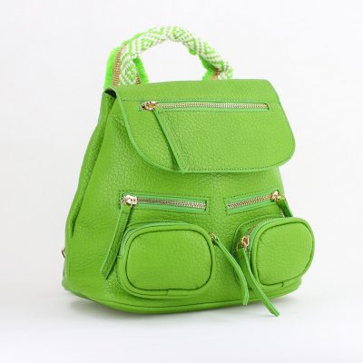 Mini Rucsac Damă din Piele Ecologică Verde - Bestini BS24273BV2402252