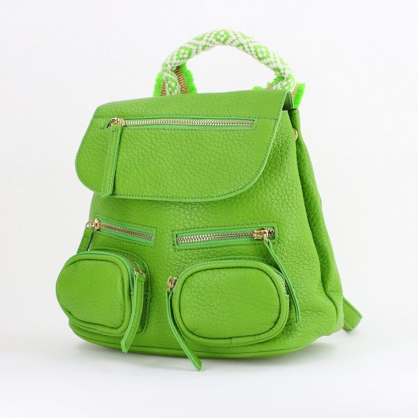 Mini Rucsac Damă din Piele Ecologică Verde - Bestini BS24273BV2402252 123