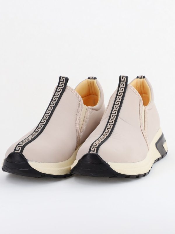 Pantofi sport damă din material sintetic Bej (BS481SP2403809) 119
