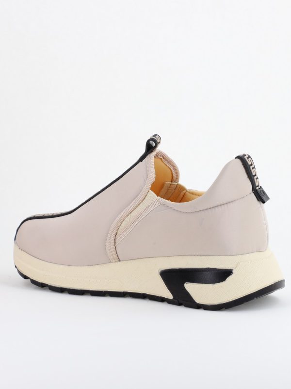Pantofi sport damă din material sintetic Bej (BS481SP2403809) 124