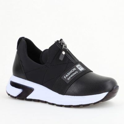 Pantofi sport damă din material sintetic Negru (BS480SP2403860)