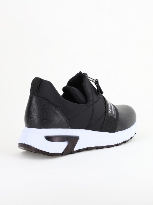 Pantofi sport damă din material sintetic Negru (BS480SP2403860) 123