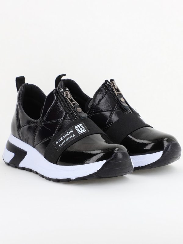 Pantofi sport damă din material sintetic Negru (BS480SP2403811) 121
