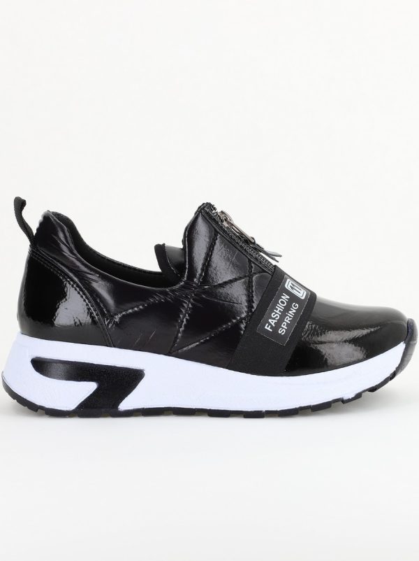 Pantofi sport damă din material sintetic Negru (BS480SP2403811) 122