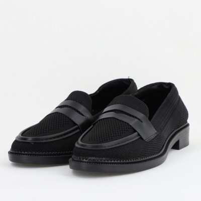 Mocasini dama din material sintetic Negru (BS808AY2404203)