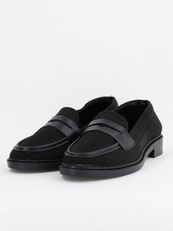 Mocasini dama din material sintetic Negru (BS808AY2404203) 119