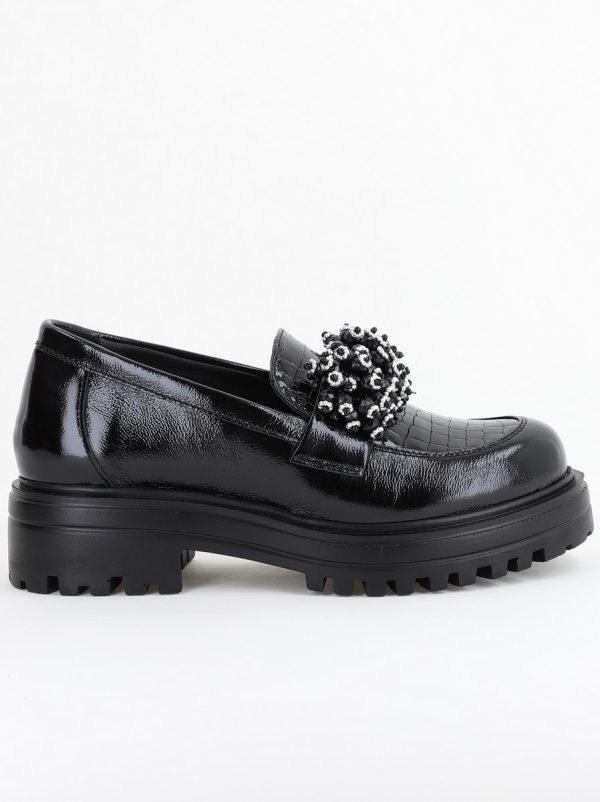 Pantofi casual damă din piele naturală, Leofex Crem Box BS035LE2404006 127