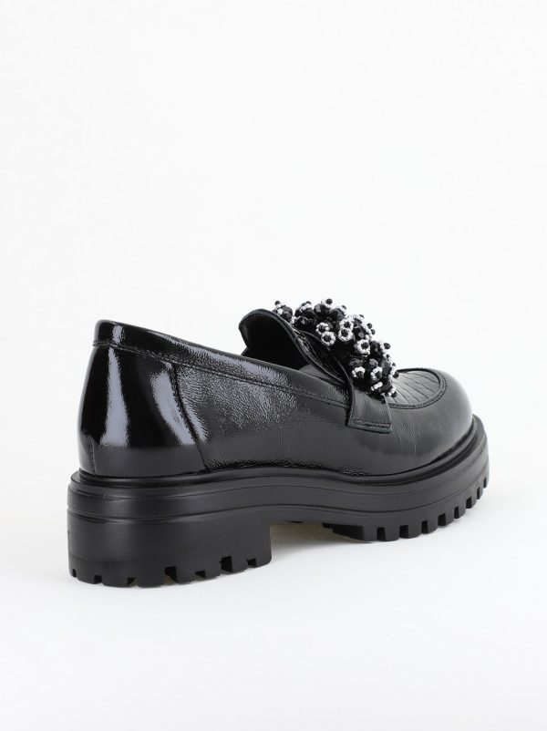 Pantofi casual damă din piele naturală, Leofex Crem Box BS035LE2404006 128