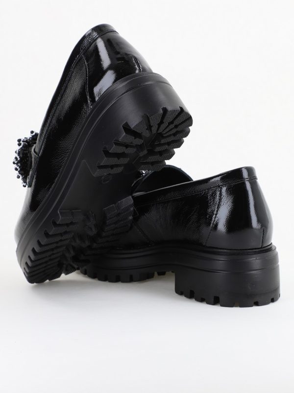 Pantofi casual damă din piele naturală, Leofex Crem Box BS035LE2404006 126