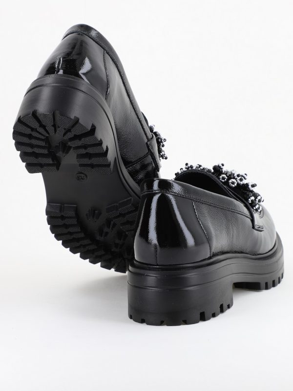 Pantofi casual damă din piele naturală, Leofex Crem Box BS035LE2404006 124