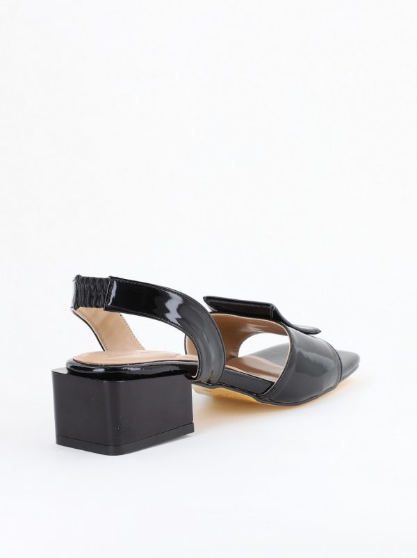 Sandale Dama cu Toc jos culoare Negru BS352SN2403958 125