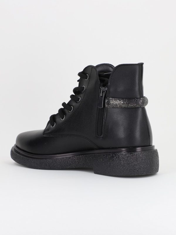 Ghete damă din piele ecologică Negru Mat (BS1034BT2410040) 122