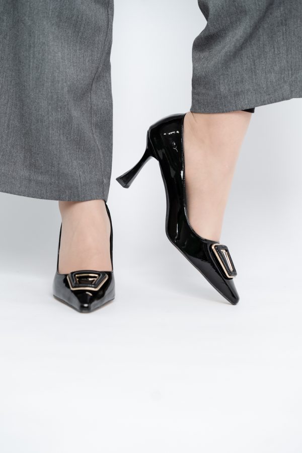 Pantofi Damă Stiletto Bleumarin Mat din Piele Ecologică (BS0202AY2411197) 119