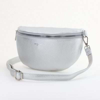 Borsetă damă crossbody argintie David jones