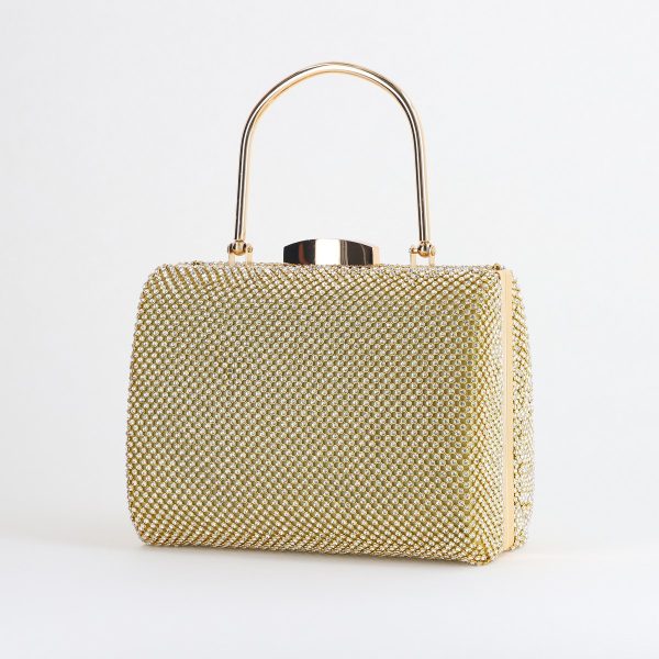 Geantă Clutch Damă pentru Evenimente speciale de Umar Auriu (BS8105V2406011) 120