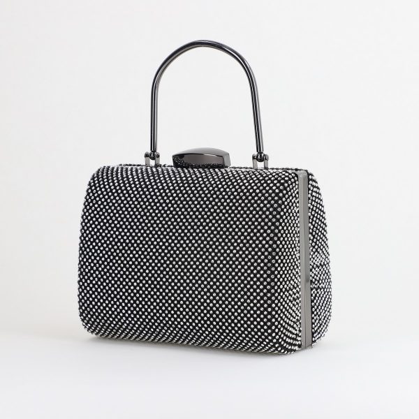 Geantă Clutch Damă pentru Evenimente speciale de Umar Neagră (BS8105V2406009) 120