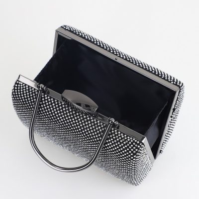 Geantă Clutch Damă pentru Evenimente speciale de Umar Neagră (BS8105V2406009)