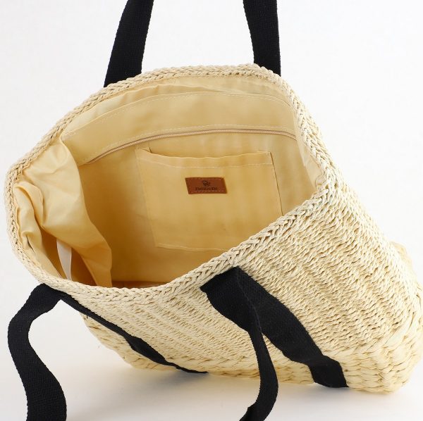 Geantă damă de plajă crem Emeraude (BS2211PJ2406042) 119
