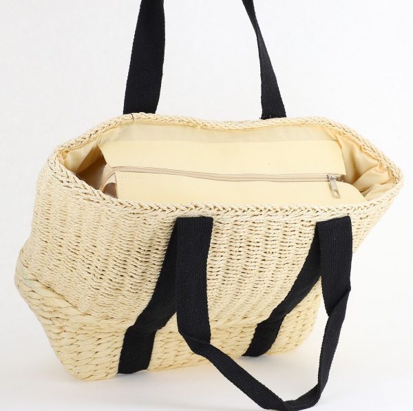 Geantă damă de plajă crem Emeraude (BS2211PJ2406042) 120