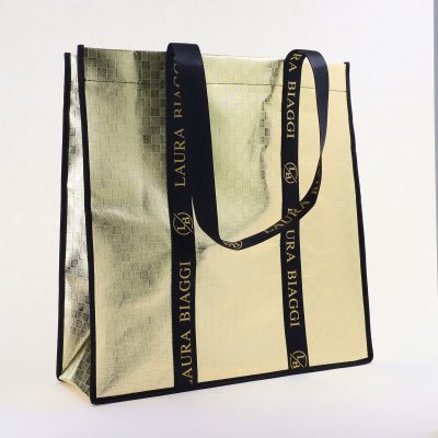 Geantă damă shopper tip sacoșă Auriu Laura Biaggi (BS20023To2406036)