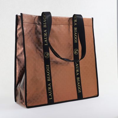 Geantă damă shopper tip sacoșă Bronz Laura Biaggi (BS20023To2406037)