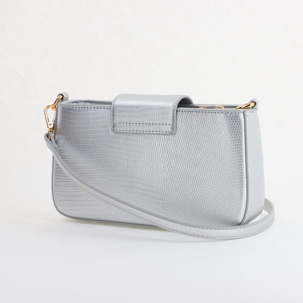 Poșetă casual damă din piele ecologică Argintie David Jones BS6773A2404932 122