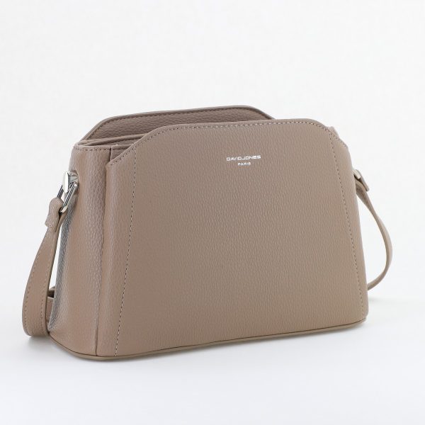 Poșetă casual damă din piele ecologică Taupe David Jones BS6926CM2404951 120